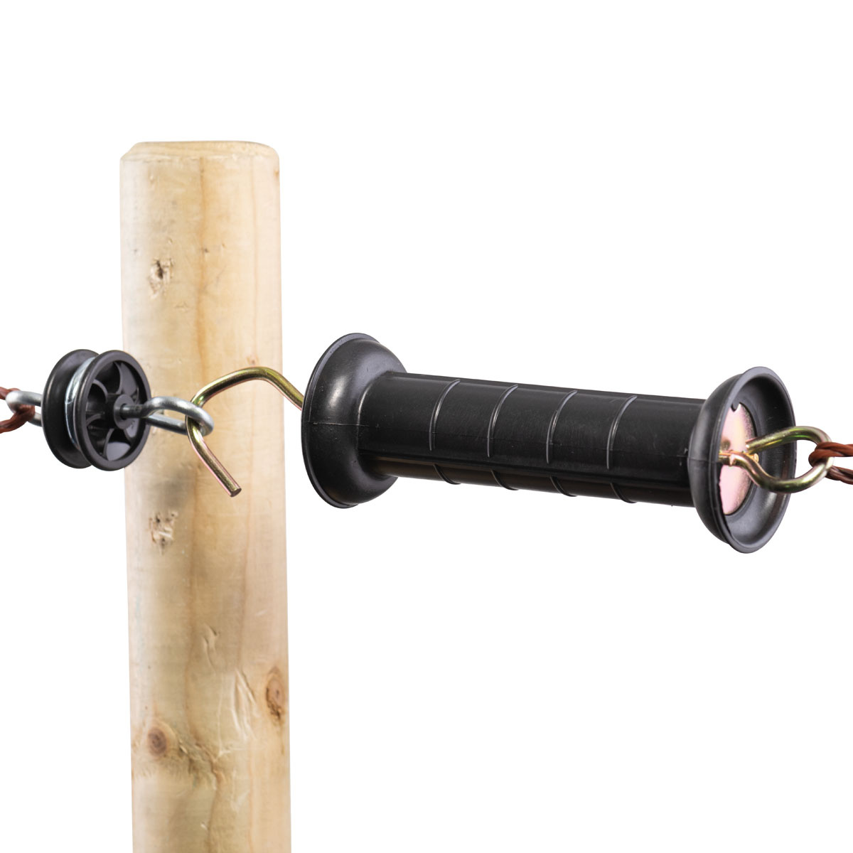 Torgriff mit Haken für Elektrozaun, 10 Stück