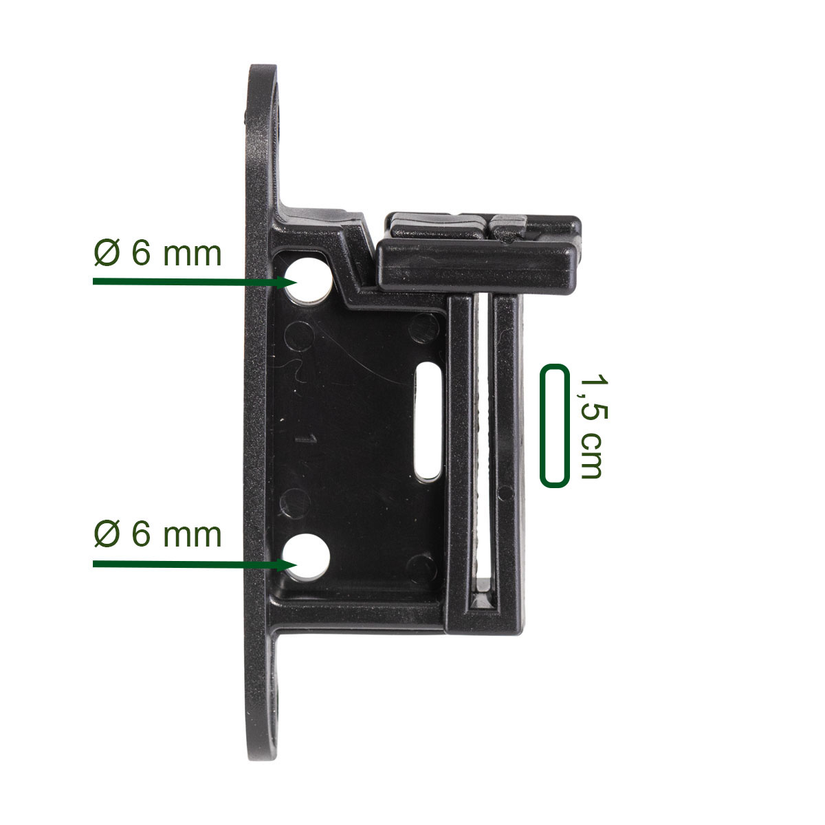 Isolator für Elektrozaunband 20 bis 40 mm mit Clip, Heavy Duty, 25 Stück