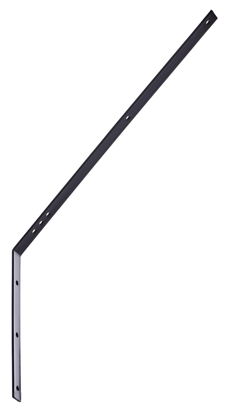 Stacheldrahthalter 45° Schwarz 5mm 3cm