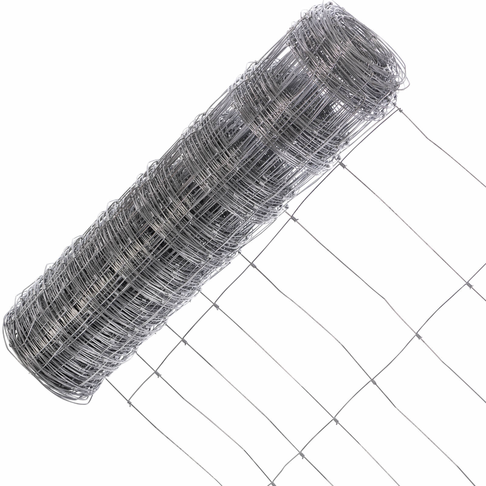 Wildzaun 80cm 50m Verzinkt 2,4/3,0mm 80/8/30