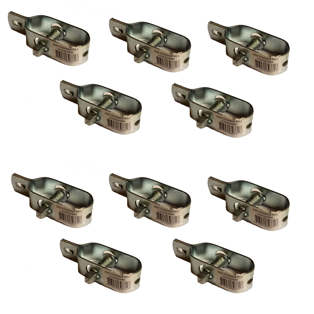 10x Drahtspanner Verzinkt 105mm
