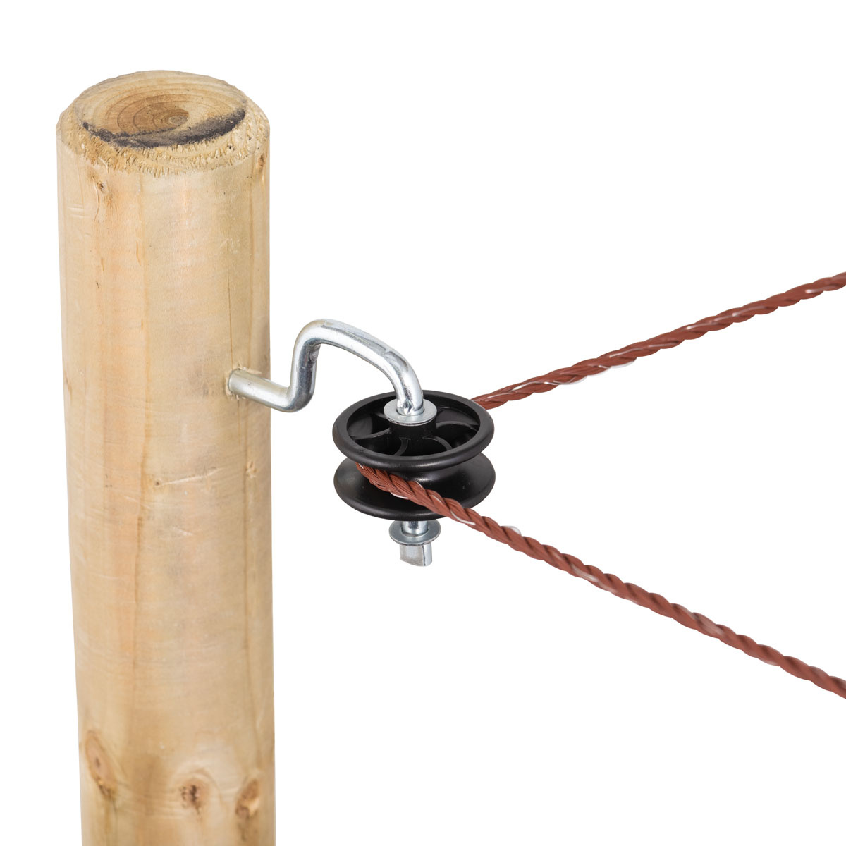 Isolator für Elektrozaun mit Rolle, 24 Stück