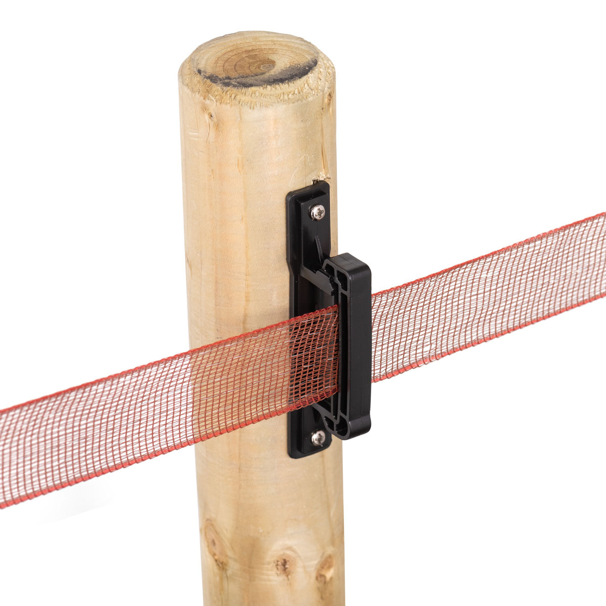 Isolator für Elektrozaunband 20 bis 40 mm mit Clip, 25 Stück