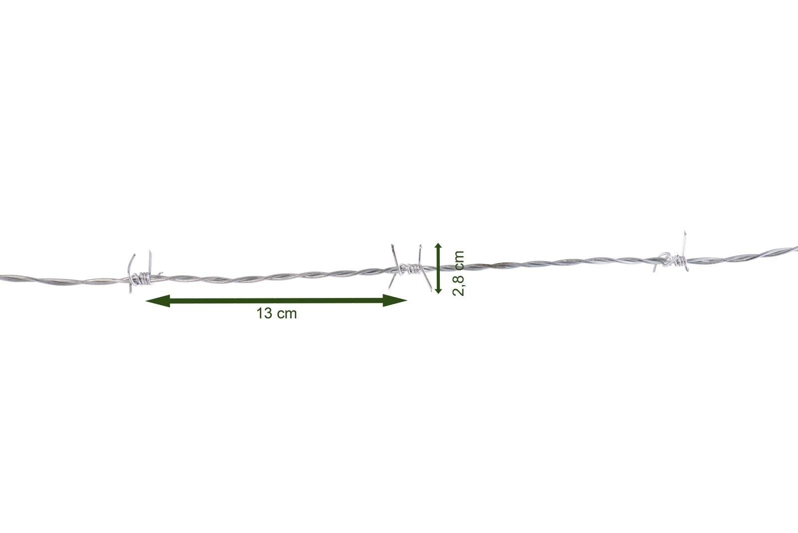 Stacheldraht Spitzdraht 50m (1,7mm)